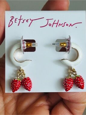 Betsey Johnson Gold-Tone Stud Earrings